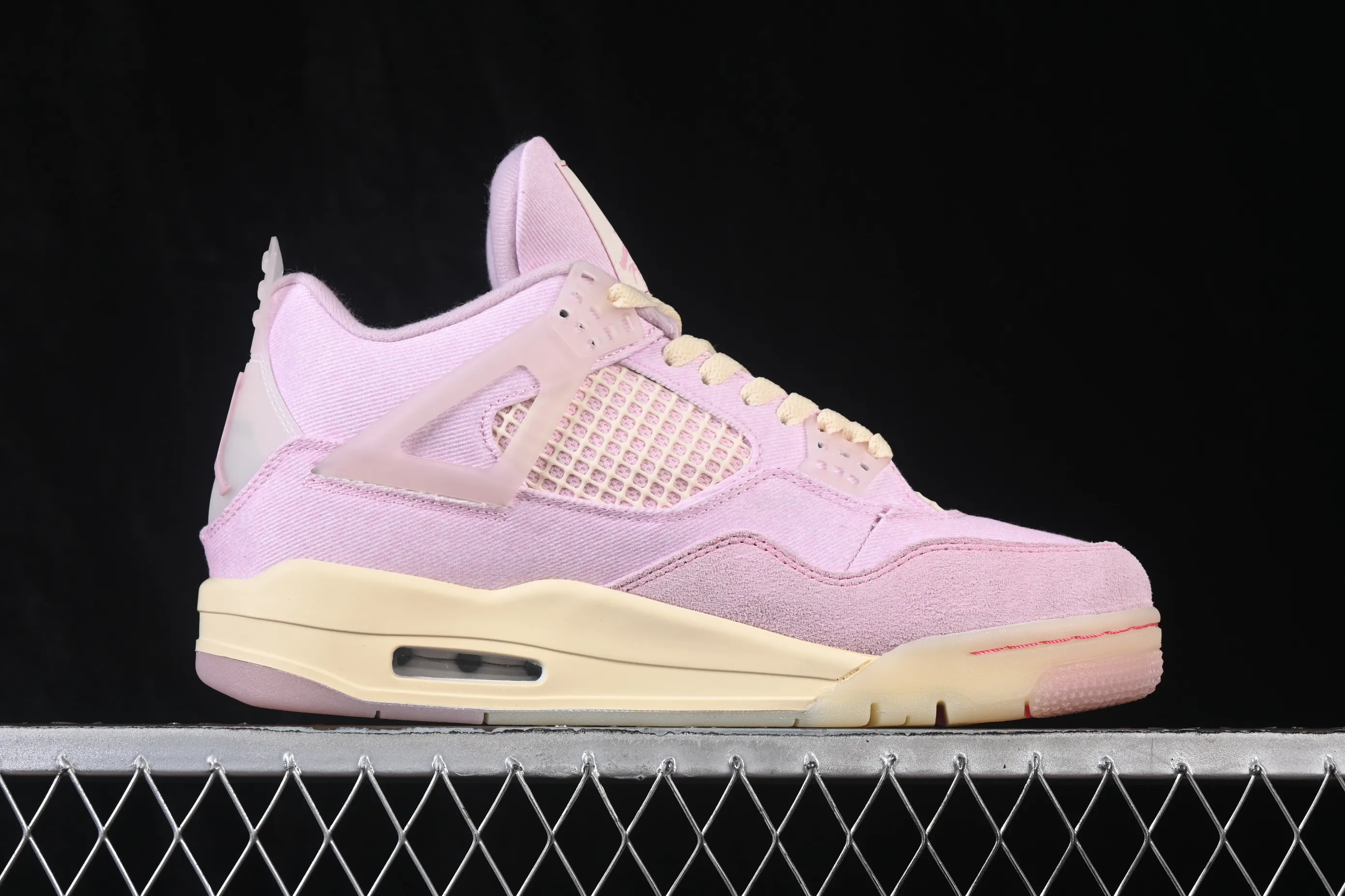 All categories Air Jordan Jordan series basketball shoes Air Jordan 4 Air Jordan 4 Retro "Iced Carmine" AJ4 Jordan 4 denim ice plum powder replica basketball shoes IB6716-600